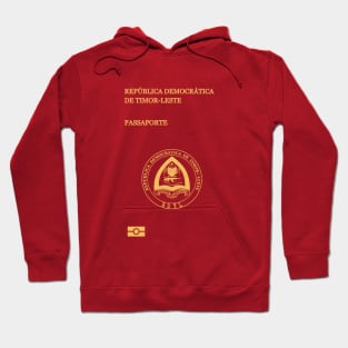 East Timor passport Hoodie